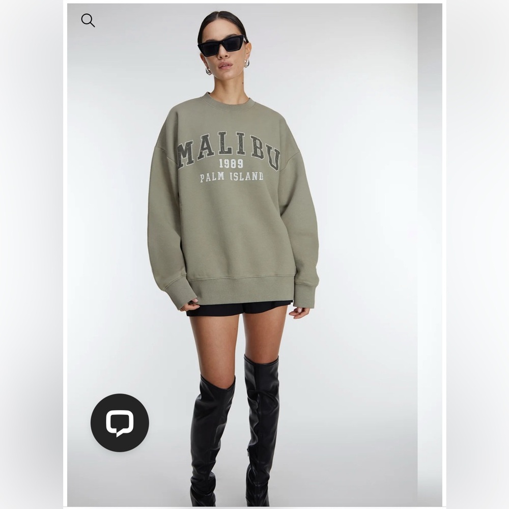 NWT OAK + FORT Crew Neck Sweatshirt